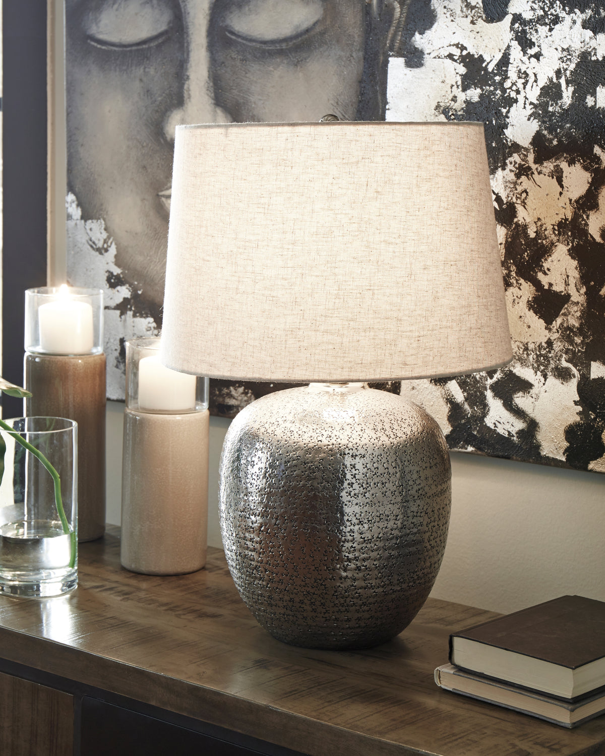 Hoover Furniture Outlet - Ashley Furniture - Magalie Table Lamp (Set of 2) - Table Lamp (Set of 2) - L207314X2
