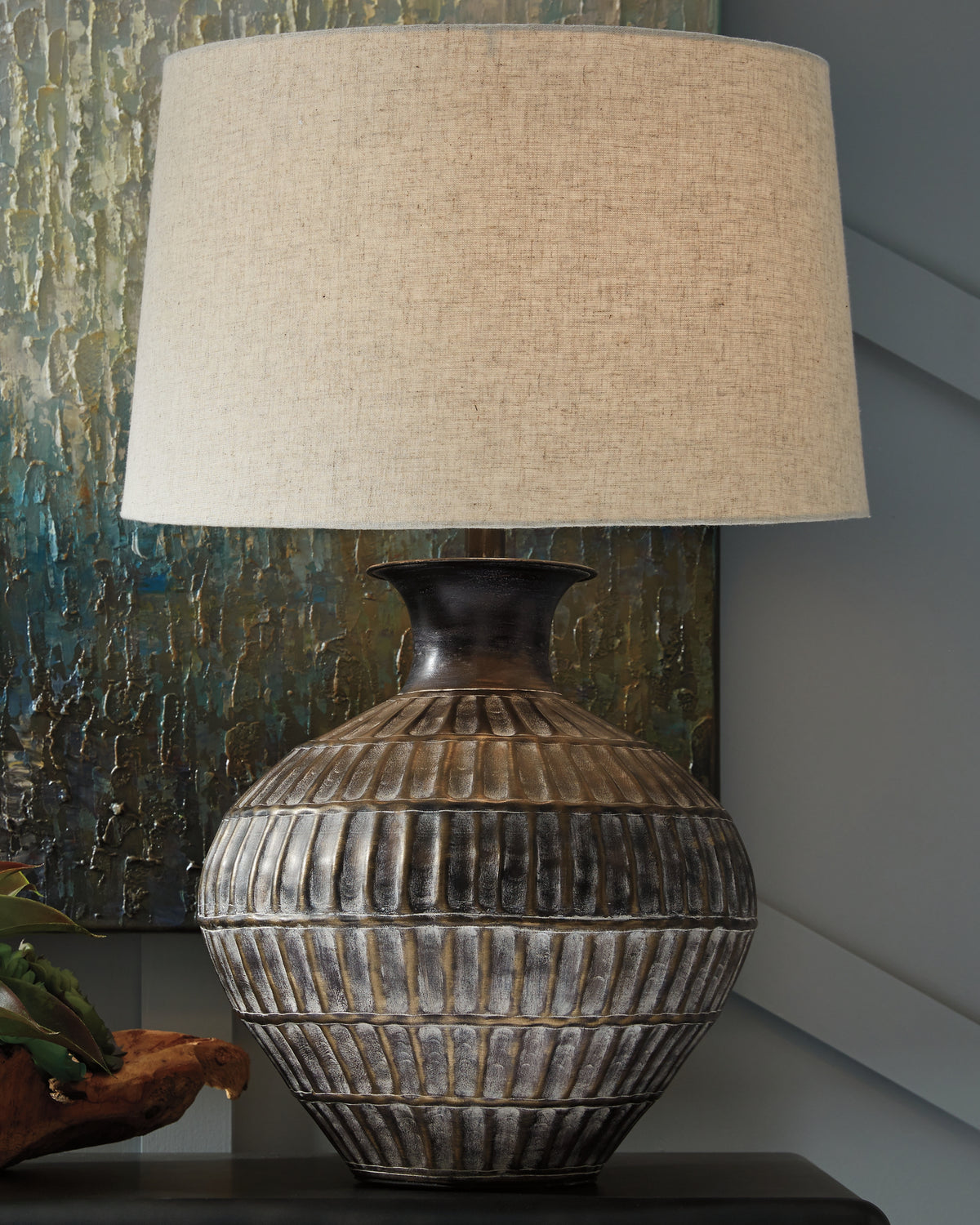 Hoover Furniture Outlet - Ashley Furniture - Magan Table Lamp (Set of 2) - Table Lamp (Set of 2) - L207354X2