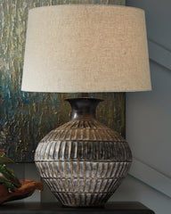 Hoover Furniture Outlet - Ashley Furniture - Magan Table Lamp (Set of 2) - Table Lamp (Set of 2) - L207354X2