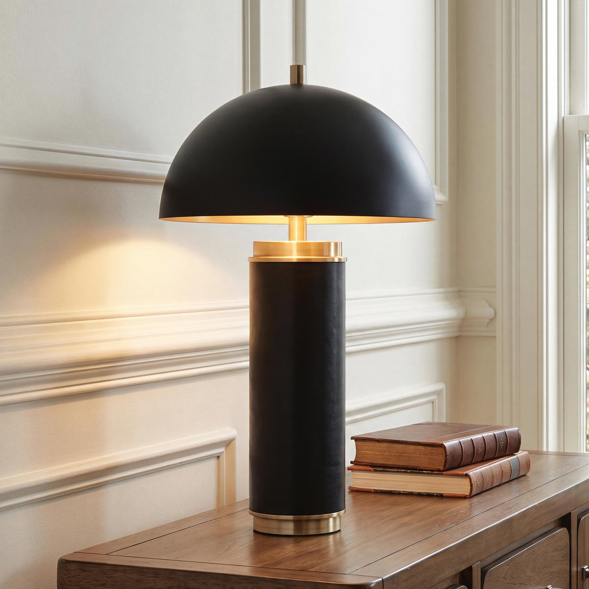 Hoover Furniture Outlet - Ashley Furniture - Lemland Table Lamp - Metal Table Lamp (1/CN) - L208534