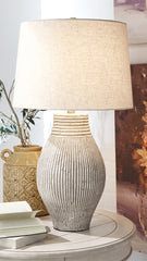 Hoover Furniture Outlet - Ashley Furniture - Layal Table Lamp (Set of 2) - Table Lamp (Set of 2) - L235634X2