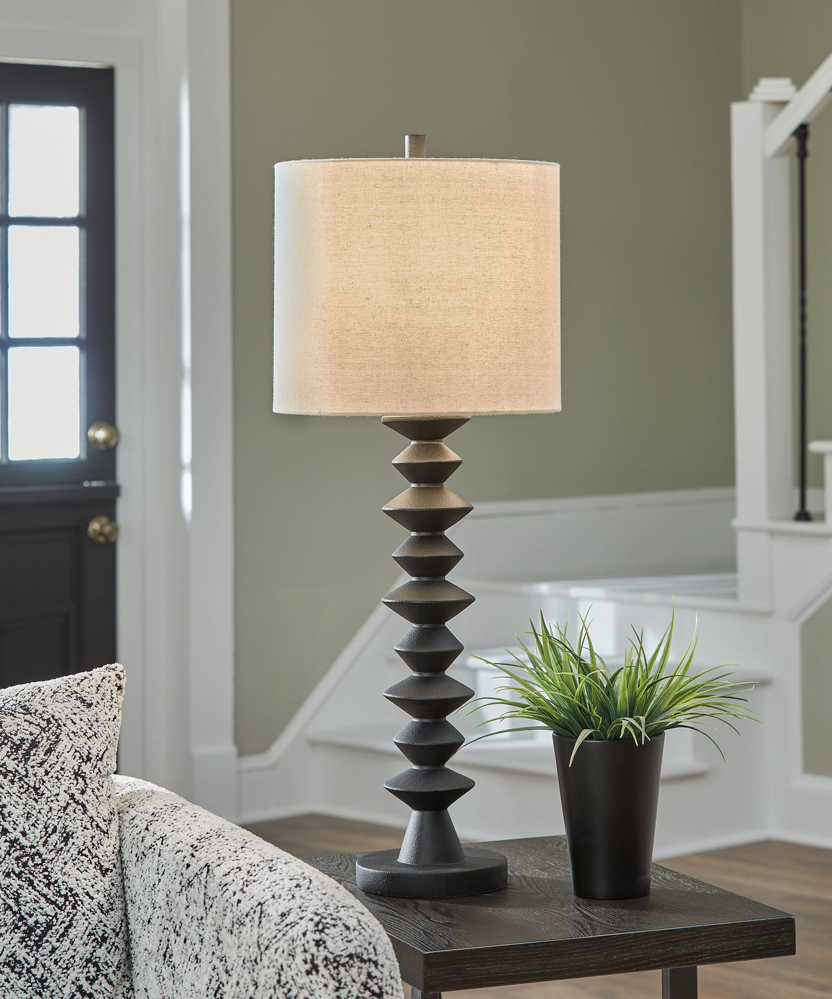 Hoover Furniture Outlet - Ashley Furniture - Luanndon 2-Piece Lamp Set - 2-Piece Lamp Set - L235783X2