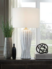 Hoover Furniture Outlet - Ashley Furniture - Lanwell Table Lamp - Poly Table Lamp (1/CN) - L235894