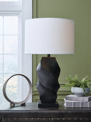 Hoover Furniture Outlet - Ashley Furniture - Amillion Table Lamp - Poly Table Lamp (1/CN) - L235904