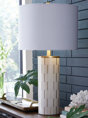 Hoover Furniture Outlet - Ashley Furniture - Faridworth Table Lamp - Poly Table Lamp (1/CN) - L235954