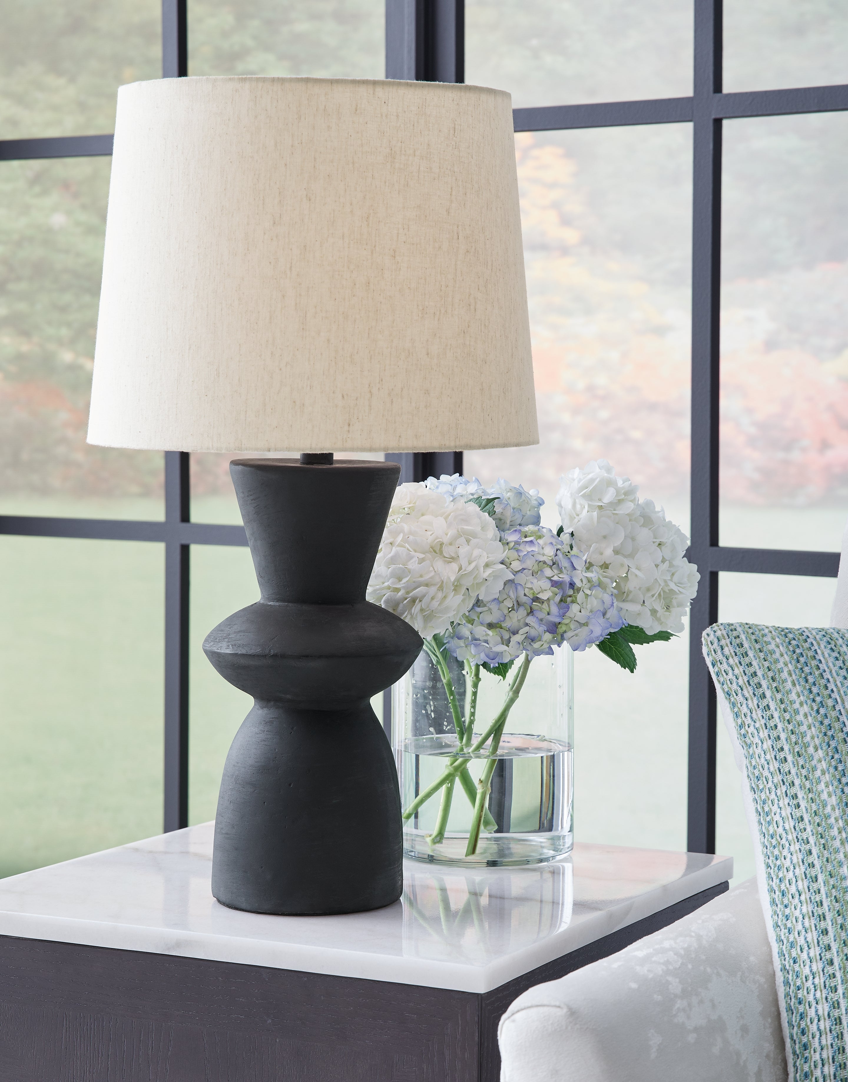 Hoover Furniture Outlet - Ashley Furniture - Scarbot Table Lamp (Set of 2) - Paper Table Lamp (Set of 2) - L243354