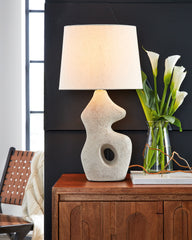 Hoover Furniture Outlet - Ashley Furniture - Chadrich Table Lamp (Set of 2) - Paper Table Lamp (Set of 2) - L243664