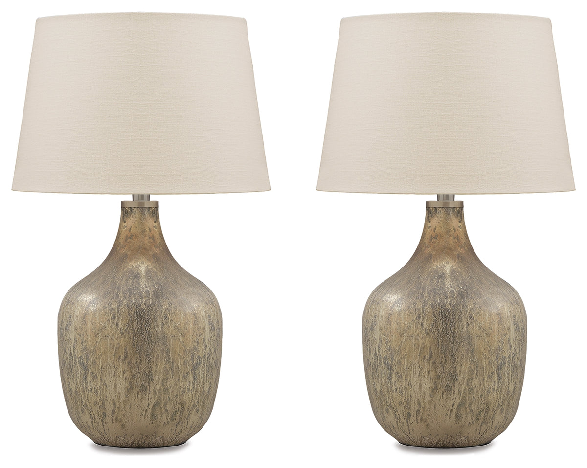 Hoover Furniture Outlet - Ashley Furniture - Mari Table Lamp (Set of 2) - Table Lamp (Set of 2) - L430664X2