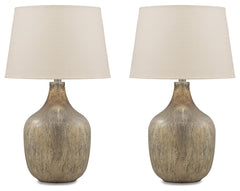 Hoover Furniture Outlet - Ashley Furniture - Mari Table Lamp (Set of 2) - Table Lamp (Set of 2) - L430664X2
