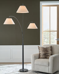Hoover Furniture Outlet - Ashley Furniture - Gibbswellner Arc Lamp - Metal Arc Lamp (1/CN) - L725159
