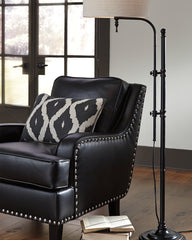 Hoover Furniture Outlet - Ashley Furniture - Anemoon Floor Lamp - Metal Floor Lamp (1/CN) / Black - L734251