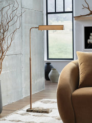 Hoover Furniture Outlet - Ashley Furniture - Yafe Floor Lamp - Metal Floor Lamp (1/CN) - L734411