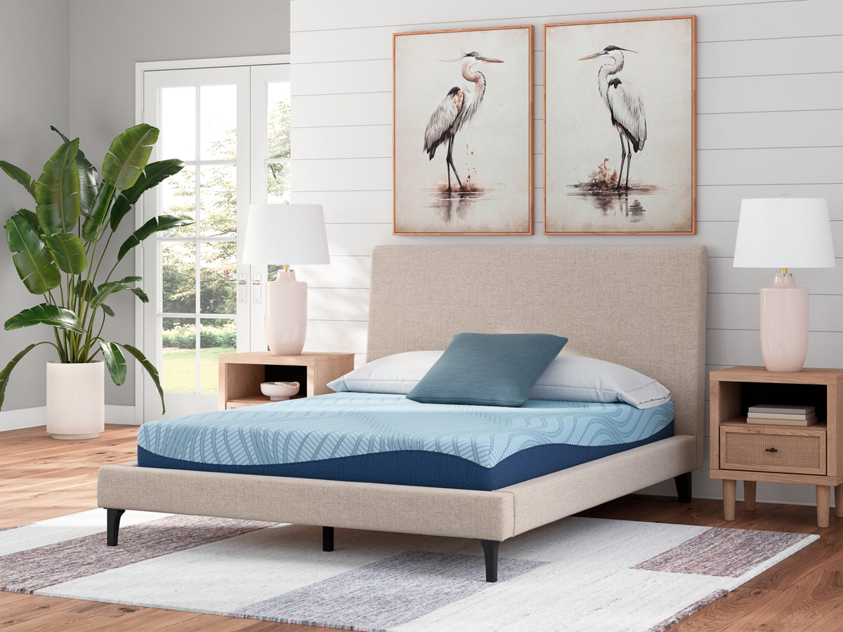 Hoover Furniture Outlet - Ashley Furniture - Peak 2.0 8 Memory Foam California King Mattress - California King / White - M20451