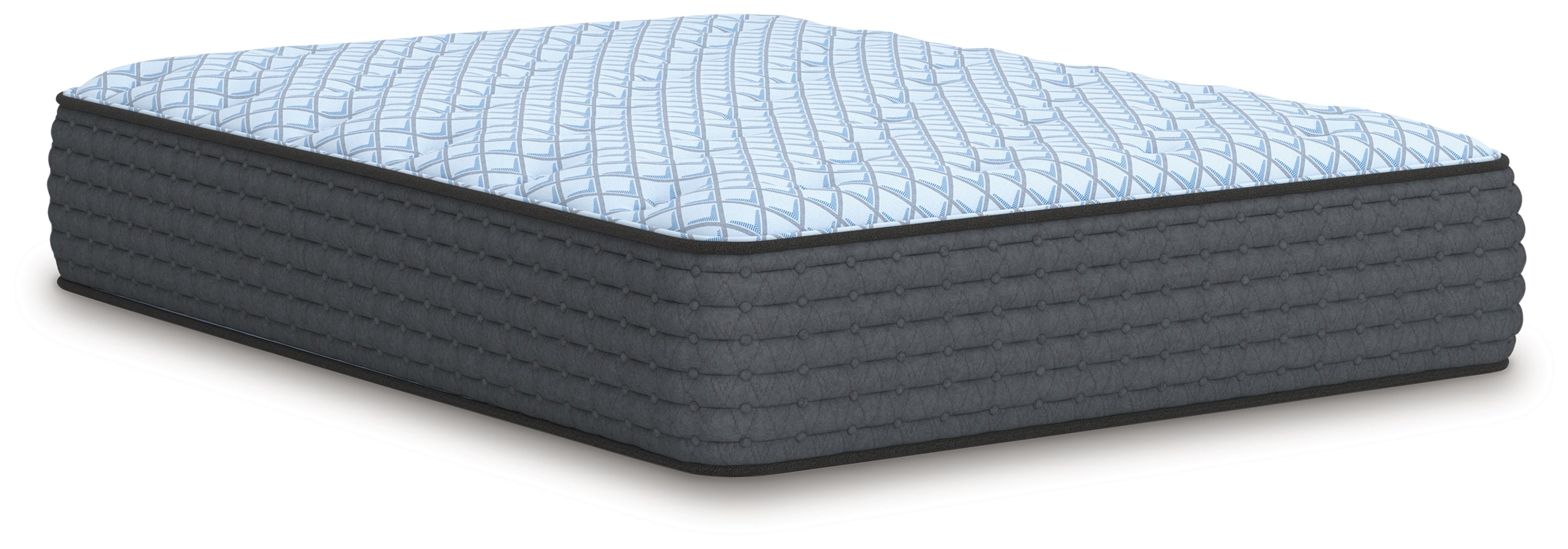 Hoover Furniture Outlet - Ashley Furniture - Destin Cove Plush Twin Mattress - Twin / Blue - M33111