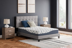 Hoover Furniture Outlet - Ashley Furniture - 10 Inch Chime Elite 2.0 California King Mattress - California King / White/Blue - M42551