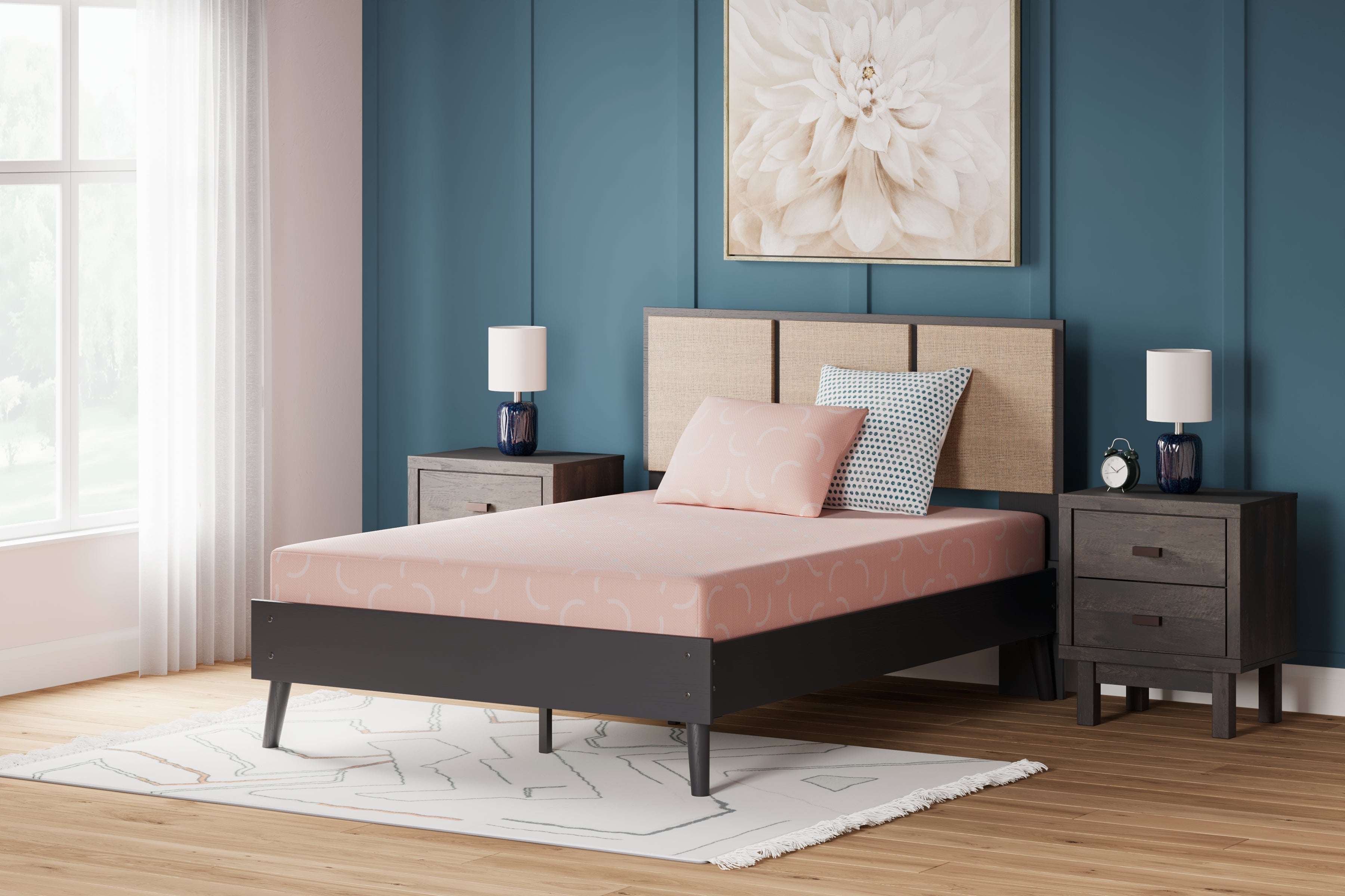 Hoover Furniture Outlet - Ashley Furniture - iKidz Coral Full Mattress and Pillow - Full and Pillow 2/CN / Coral - M43121