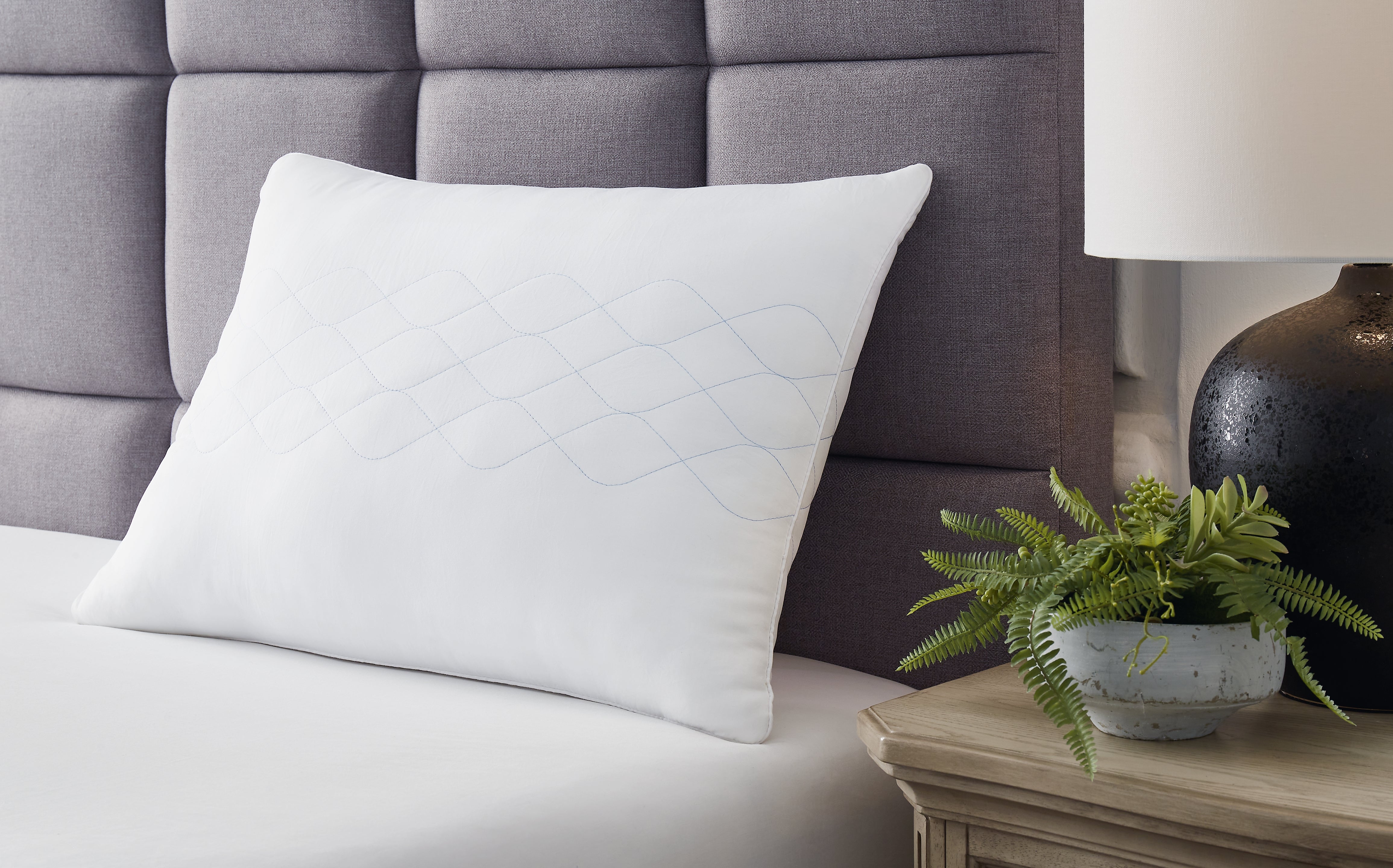Hoover Furniture Outlet - Ashley Furniture - Zephyr 2.0 Comfort Pillow (4/Case) - Huggable Comfort Pillow (4/CS) / White - M52111