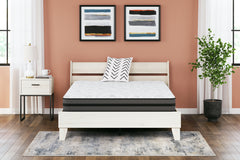 Hoover Furniture Outlet - Ashley Furniture - 10 Inch Pocketed Hybrid Full Mattress - Full / White - M58921