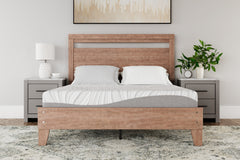 Hoover Furniture Outlet - Ashley Furniture - 8 Inch Memory Foam Queen Mattress - Queen / White - M59131
