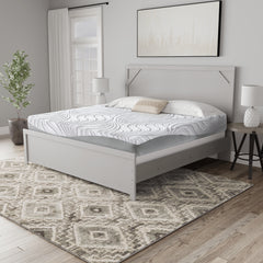 Hoover Furniture Outlet - Ashley Furniture - 12 Inch Memory Foam California King Mattress - California King / White - M59351