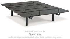 Hoover Furniture Outlet - Ashley Furniture - Cosmic Power Base California King Adjustable Base - Cal King Adjustable Base / Black - M8X252