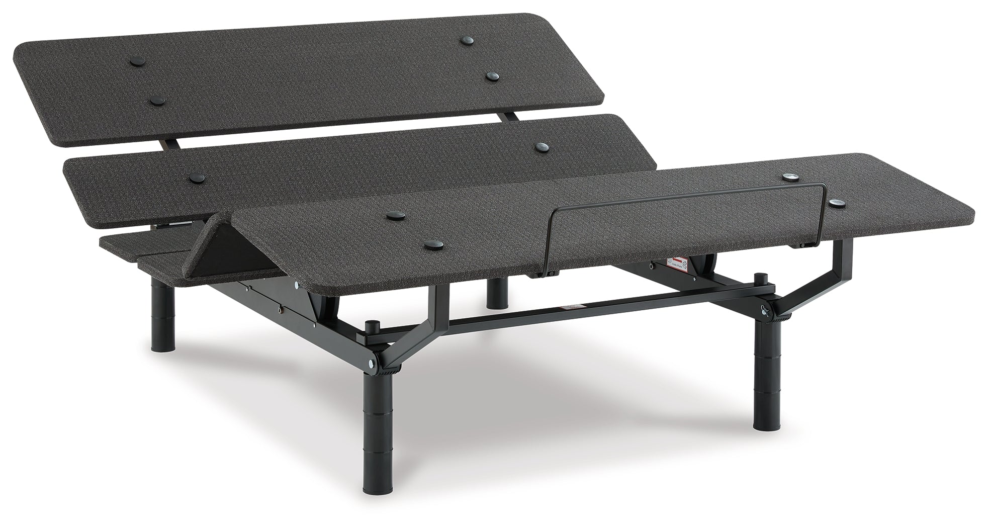 Hoover Furniture Outlet - Ashley Furniture - Cosmic Power Base Queen Adjustable Base - Queen Adjustable Base / Black - M8X232