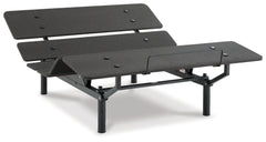 Hoover Furniture Outlet - Ashley Furniture - Cosmic Power Base Queen Adjustable Base - Queen Adjustable Base / Black - M8X232