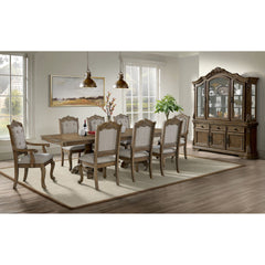 Madison Park Server and Hutch with LED in Walnut – SKU DA-10460-5-SVHT | Elements