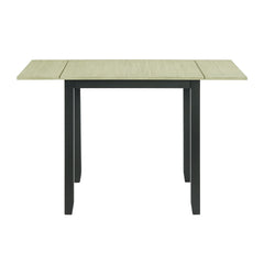 Martin 3 pc Drop Leaf Dining Set (Black Base)