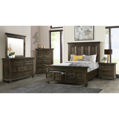 McCoy Queen Storage Bed in Charcoal – SKU B-10530-5-QSB | Elements