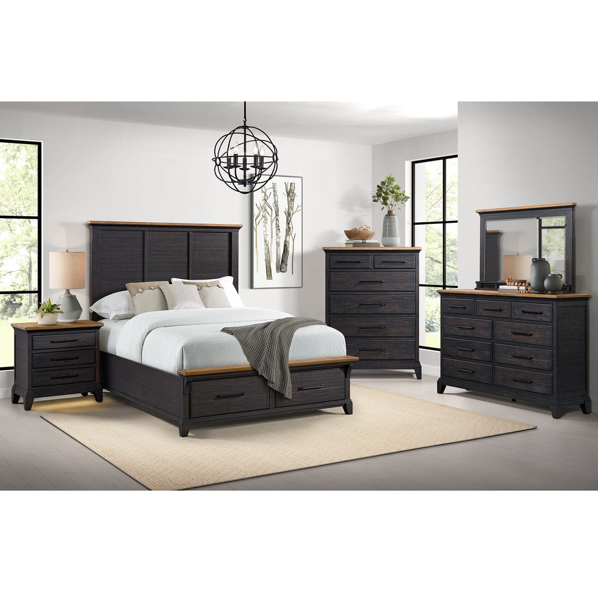 Montrose Chest in Espresso & Brown – SKU B-16670-5-CH | Elements