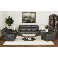 Mustang P3 Sofa with DDT, Wireless Chargerin Aline Anthracite