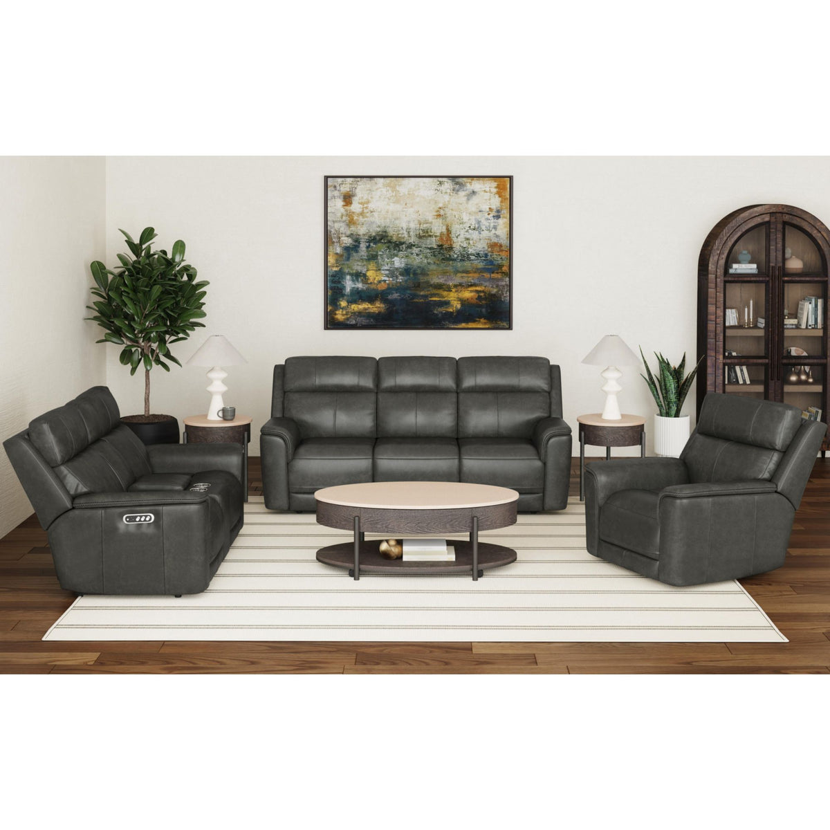 Mustang P3 Recliner in Aline Anthracite – SKU U-16110-11431-105PPP | Elements