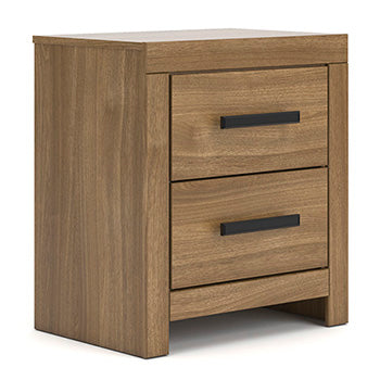 Hoover Furniture Outlet - Ashley Furniture - Broachmyn Nightstand - Two Drawer Night Stand / Auburn - PCB1116-92