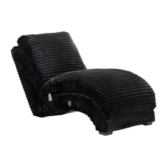 Nori Chaise with Heat Massage, USBC, LED in Masis Black
