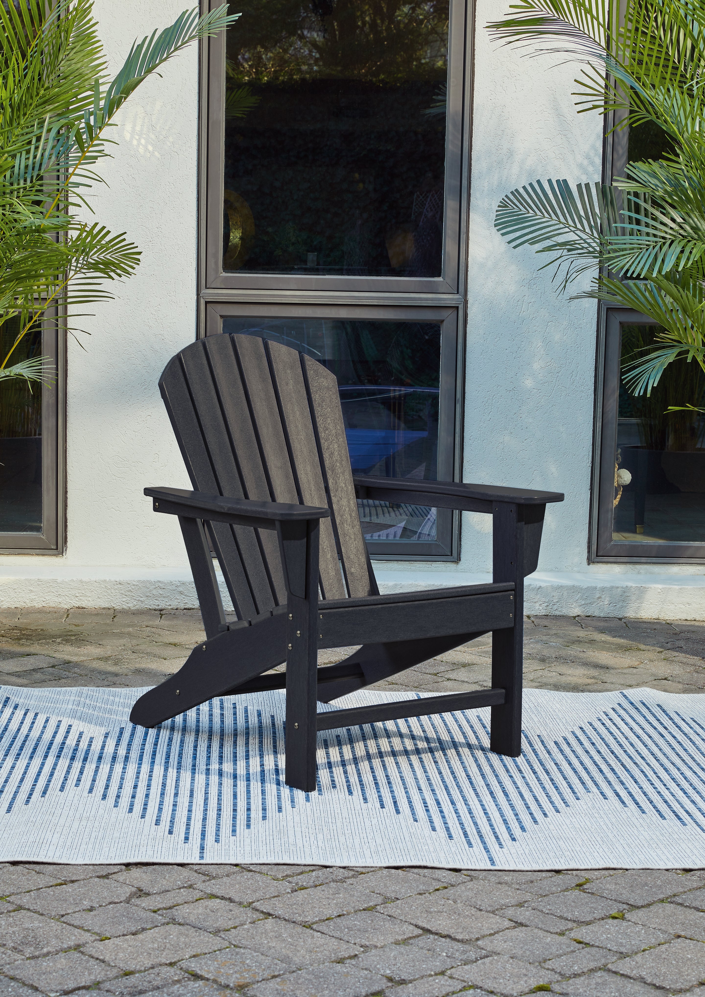 Hoover Furniture Outlet - Ashley Furniture - Sundown Treasure Adirondack Chair - Adirondack Chair / Black - P008-898