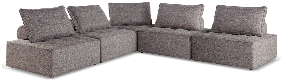 Hoover Furniture Outlet - Ashley Furniture - Bree Zee 5-Piece Outdoor Modular Seating - 5-Piece Outdoor Modular Seating - P160P10
