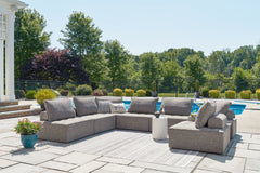 Hoover Furniture Outlet - Ashley Furniture - Bree Zee 8-Piece Outdoor Sectional - 8-Piece Outdoor Sectional - P160P6