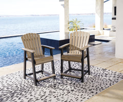 Hoover Furniture Outlet - Ashley Furniture - Fairen Trail Outdoor Counter Height Bar Stool (Set of 2) - Barstool (Set of 2) - P211-124