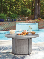 Hoover Furniture Outlet - Ashley Furniture - Half Moon Beach Outdoor Fire Pit Table - Round Fire Pit Table - PCP418-776