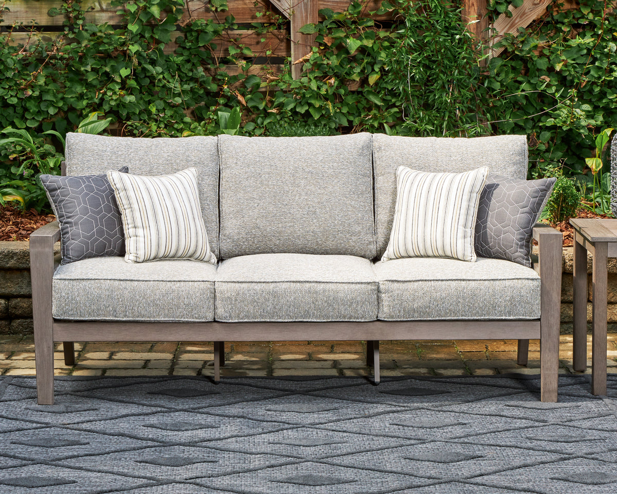Hoover Furniture Outlet - Ashley Furniture - Hillside Barn Outdoor Sofa with Cushion - Sofa with Cushion - P564-838