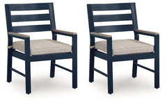 East Beach Outdoor Arm Chair with Cushion (Set of 2)