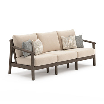Hoover Furniture Outlet - Ashley Furniture - Adams Lane Outdoor Sofa - Sofa with Cushion - PCP602-838