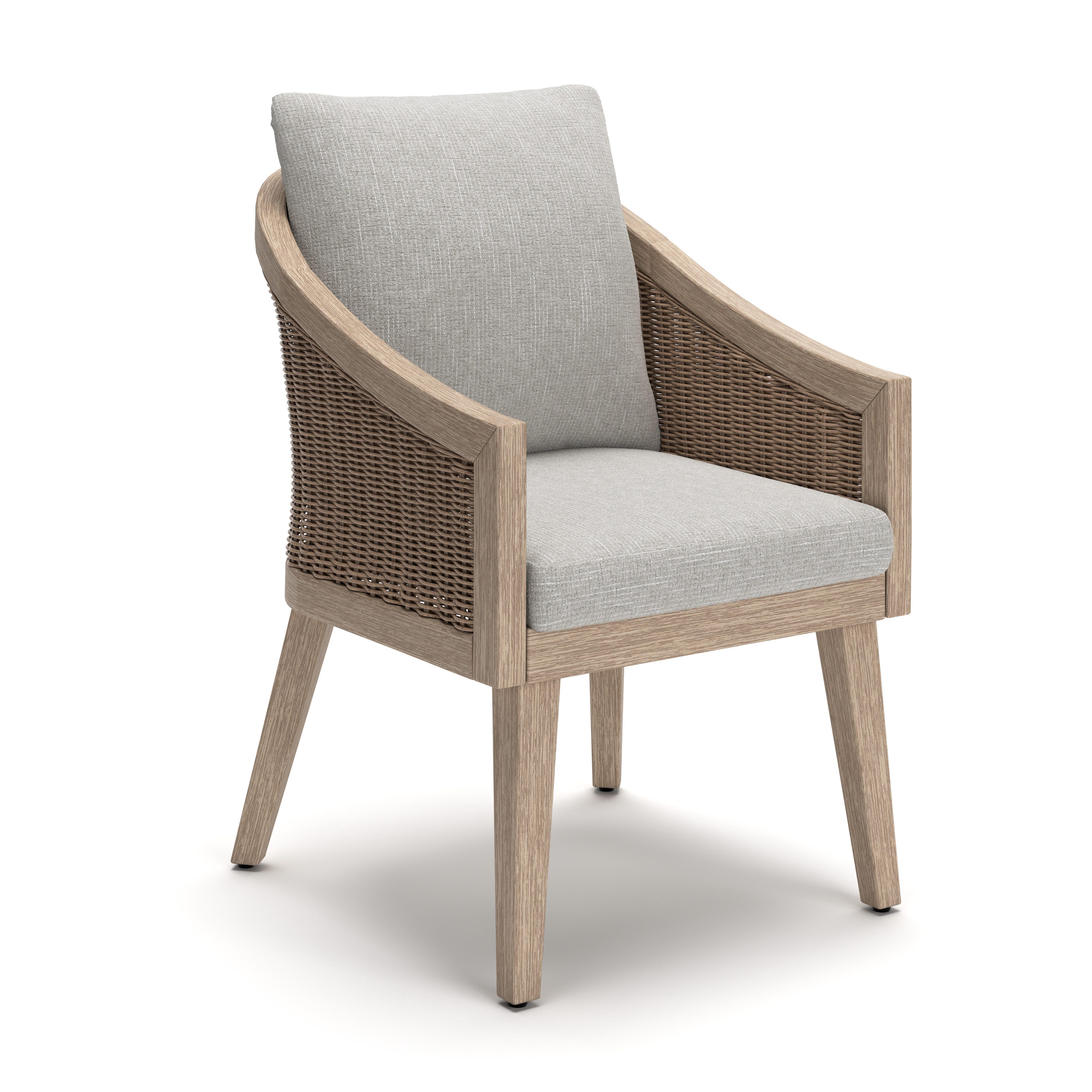 Hoover Furniture Outlet - Ashley Furniture - Thunder Trails Outdoor Arm Chair (Set of 2) - Arm Chair With Cushion (Set of 2) - PCP612-601A