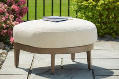 Hoover Furniture Outlet - Ashley Furniture - Serene Bay Outdoor Ottoman with Cushion - Ottoman with Cushion - P671-814