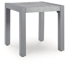 Hoover Furniture Outlet - Ashley Furniture - Hurley Park Outdoor End Table - Square End Table / Gray - PCP695-702