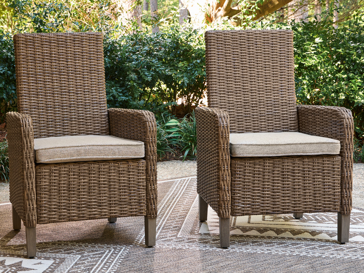 Hoover Furniture Outlet - Ashley Furniture - Laguna Heights Arm Chair with Cushion (Set of 2) - Arm Chair With Cushion (Set of 2) - PCP790-601A