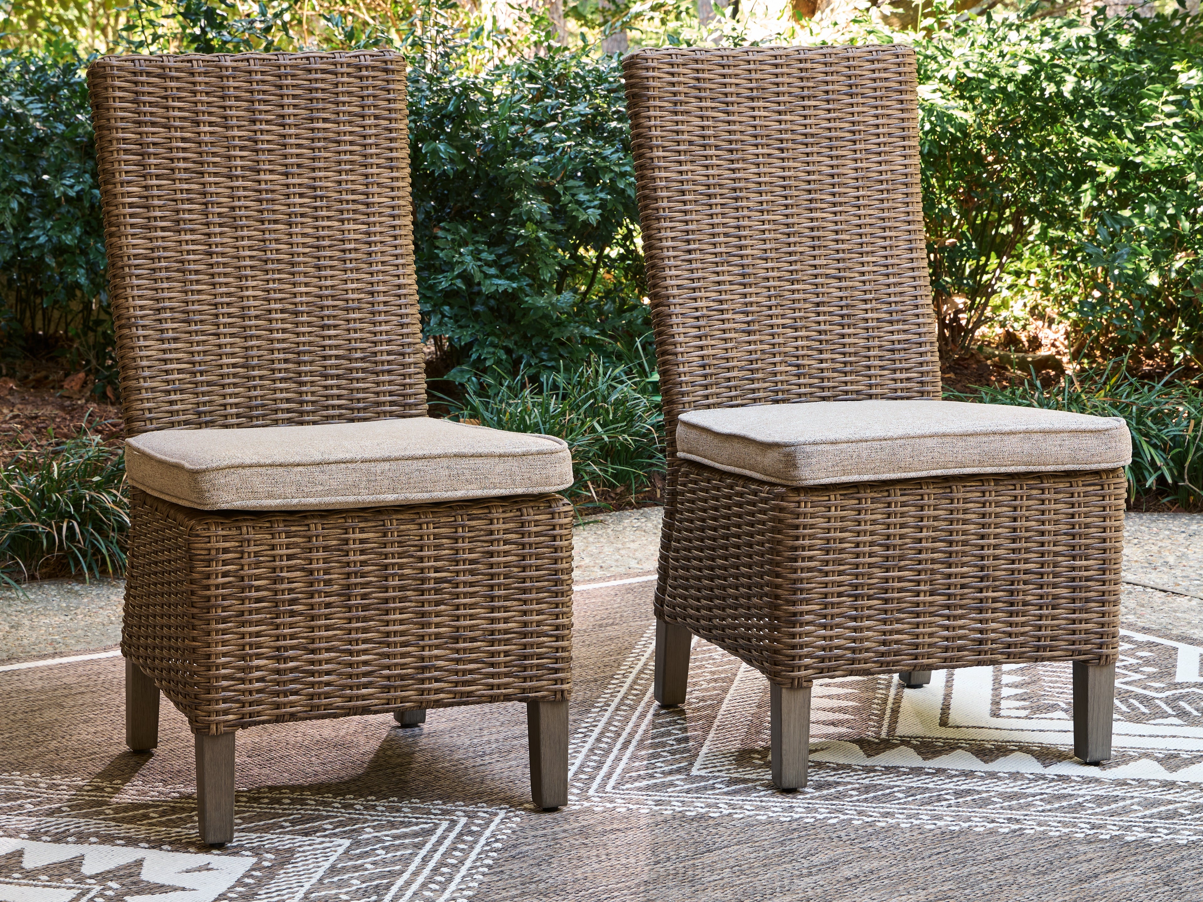 Hoover Furniture Outlet - Ashley Furniture - Laguna Heights Side Chair with Cushion (Set of 2) - Side Chair with Cushion (Set of 2) - PCP790-601