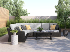 Hoover Furniture Outlet - Ashley Furniture - Beachcroft 5-Piece Outdoor Sectional - 5-Piece Outdoor Sectional - P792P6