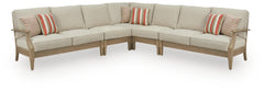 Hoover Furniture Outlet - Ashley Furniture - Clare View 5-Piece Outdoor Sectional - 5-Piece Outdoor Sectional - P801P12